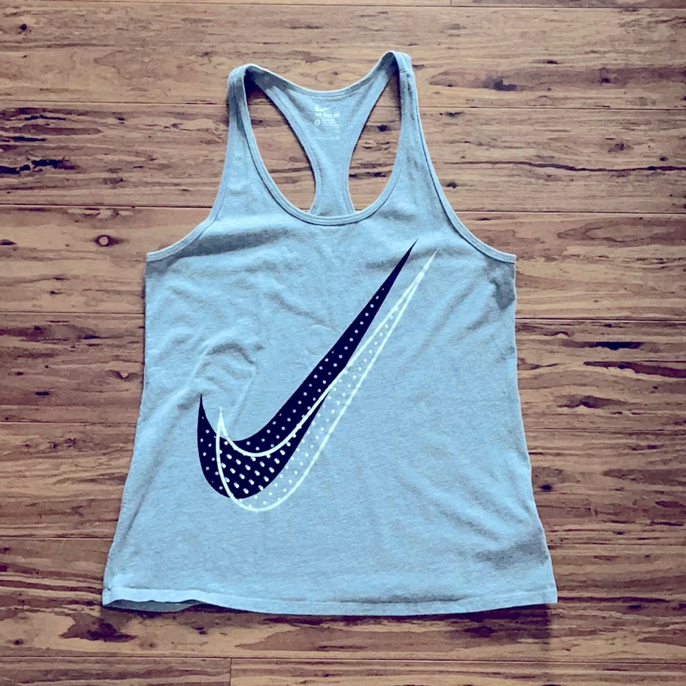 Nike Swoosh Athletic Tank Sz L EUC
